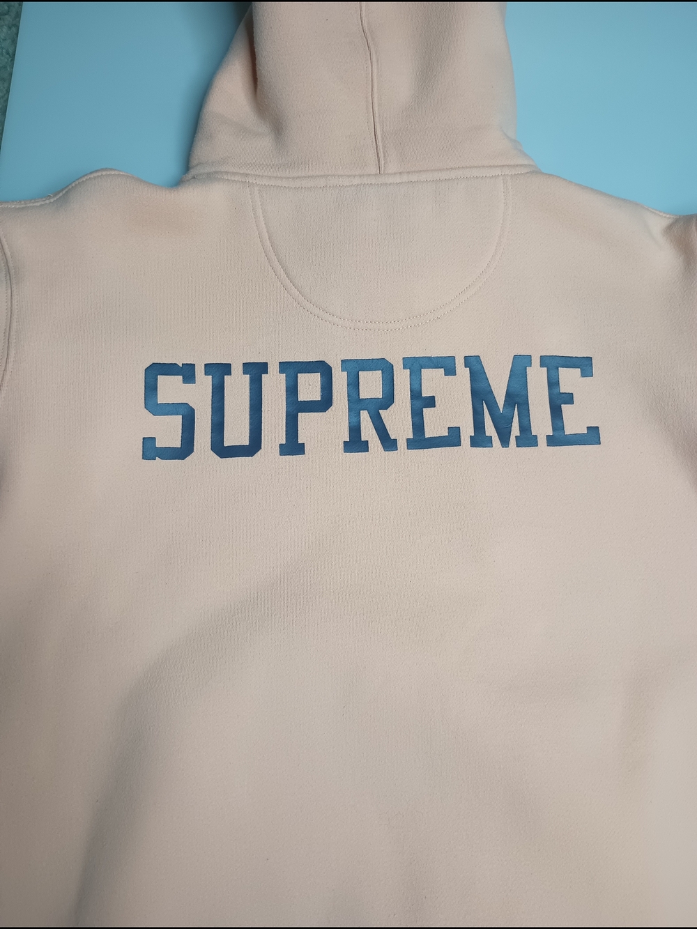 Supreme x Champion Peach Pullover Hoody Size M FW16